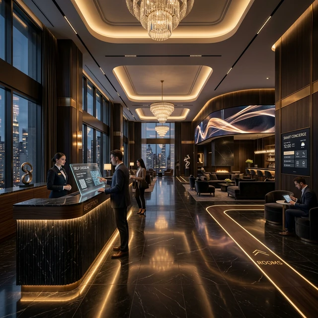 Luxury Hotel Lobby Service