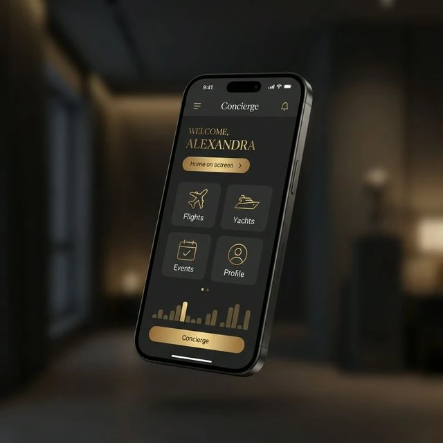 Mobile application design